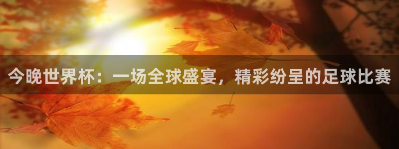 联赛杯直播：今晚世界杯：一场全球盛宴，精彩纷呈的足球比赛
